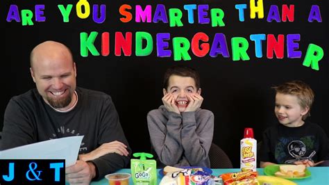 Are You Smarter Than A Kindergartner Jake And Ty Youtube