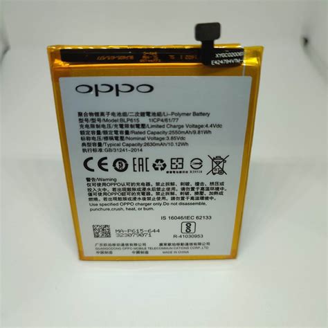 baterai batre oppo a37 a37f blp615 ori | Lazada Indonesia