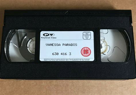 Vanessa Paradis Tous Ses Clips The Video Collection Vhs Pal Remark