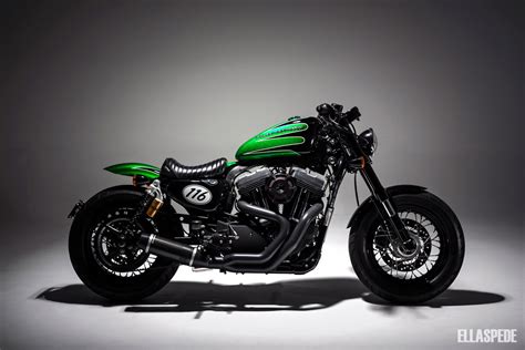 Modified Harley Sportster Forty Eight Sits On Premium Suspension