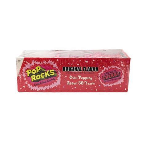 Pop Rocks Original Cherry Flavored Crackling Candy 24 Ct Delivery Or