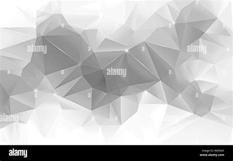 High Resolution Gray Colored Polygon Mosaic Vector Background Smooth