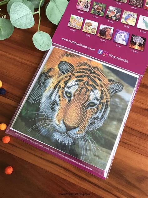 Tiger Crystal Art Card Kit Timberdoodle Product Review The Art Kit