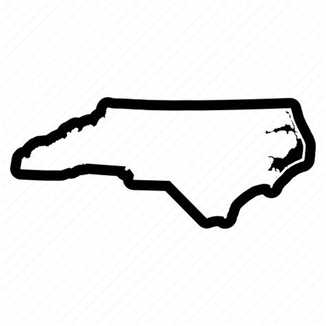 Map North Carolina States Usa Icon Download On Iconfinder