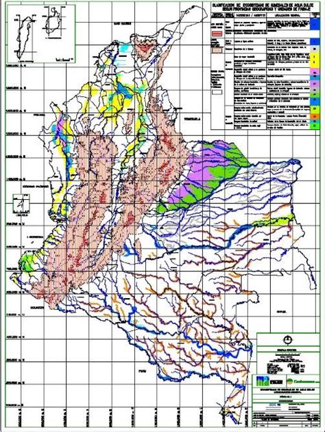 Mapa De Rutas Terrestres De Colombia
