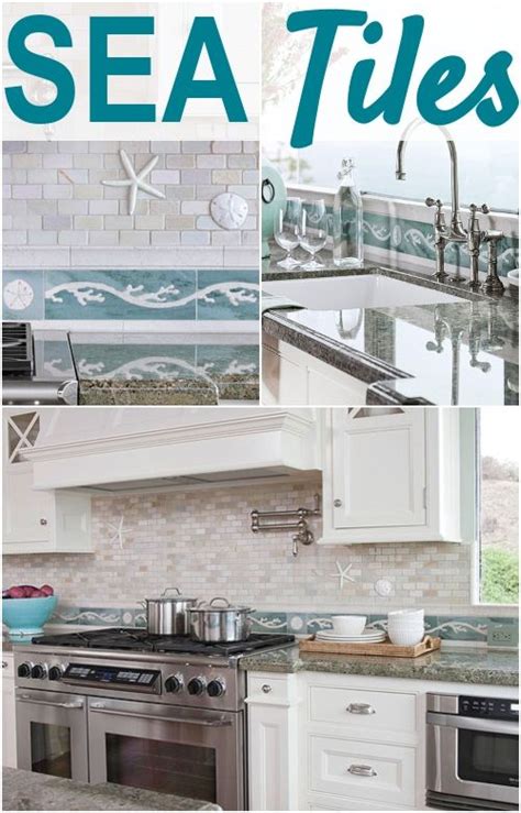 Add Some Decorative Ceramic Tiles Inspired By The Sea To Your Kitchen