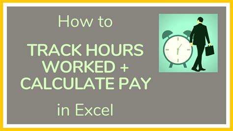 How To Track Hours Worked In Excel Calculate Pay With Tutorial Y