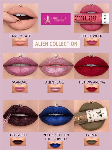 Mod The Sims Jeffree Star Alien Lipstick Collection Plus Bonus