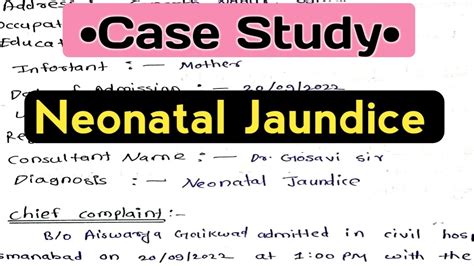 Case Study Presentation On Neonatal Jaundice Hyperbilirubinemia