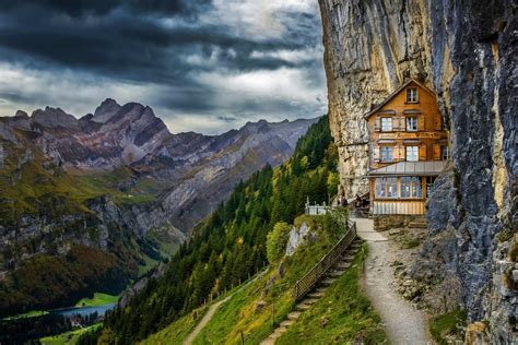 School In The Swiss Alps