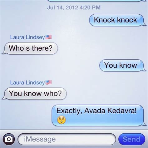 Best Knock Knock Joke Ever Haha Because My Obsession