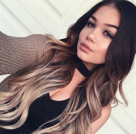 No One Causes Hair Envy Like Blissfulbrii In Her Guytang 220g 22 1c18 Balayage Ombre Hair