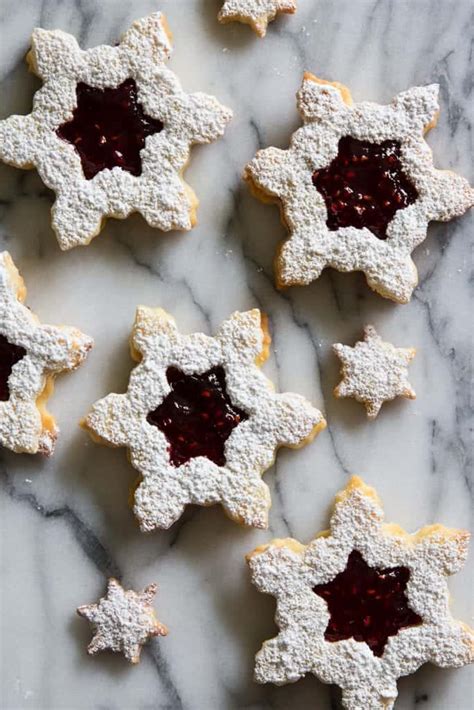 Linzer Cookies With Raspberry Jam Simply Home Cooked