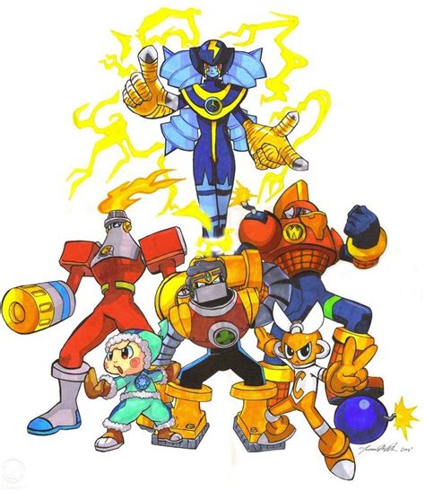 Megaman Nt Warrior Bosses 1 By Troach31282 On Deviantart Mega Man Art