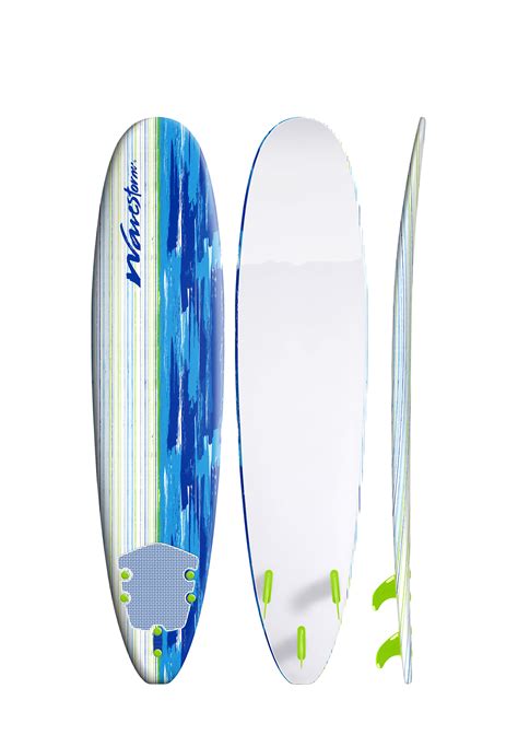 Wavestorm 8 Surfboard Bluegreen Pinline Sports Surfing