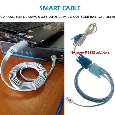 Usb Console Cable Usb To Rj45 Cable Essential Accesory Of Cisco