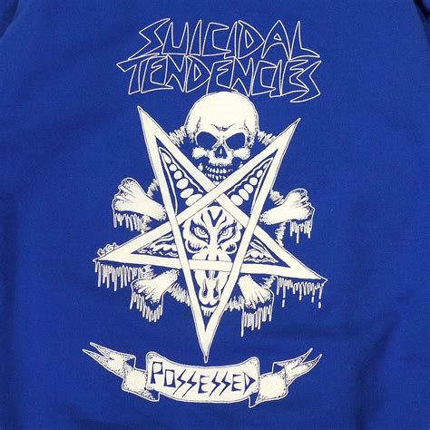 A suicidal crisis is almost always temporary although it might seem as if your pain and unhappiness will never end, it is important to realize that crises are usually temporary. SUICIDAL TENDENCIES-ST POSSESSED HOODIE-BLUE- | スイサイダル ...
