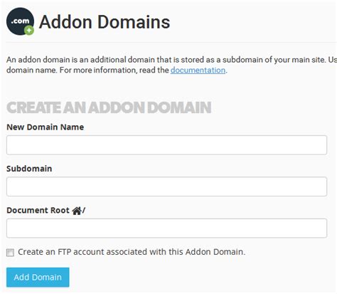 How To Create An Addon Domain In Cpanel Kualo Limited