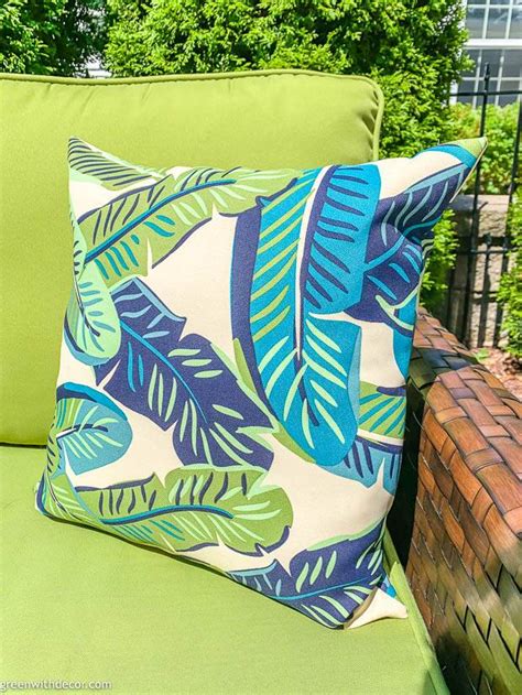 Easy Patio Updates For Summer Green With Decor