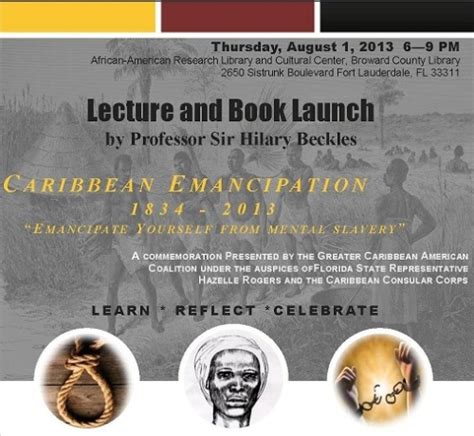 Lecture And Book Launch Sir Hilary Beckles Presents Caribbean