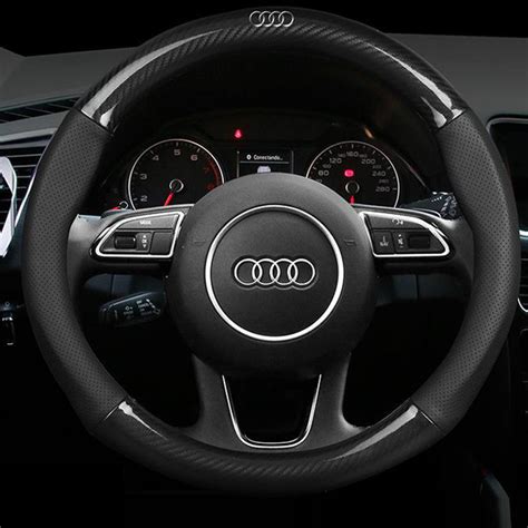 Audi Steering Wheel Cover A4l A6l A3 A5 A7 A8l Q5 Q3 Q7 Q2 Leather
