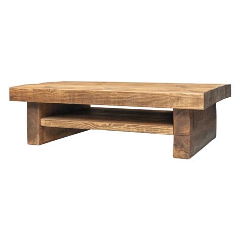Circular coffee table with shelf. Funky Chunky Furniture 3 Inch Top 2 Leg Low Coffee Table ...