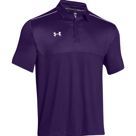 Under Armour Mens Purple Ultimate Polo