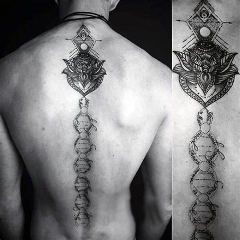 75 Spine Tattoos For Men Masculine Ink Design Ideas