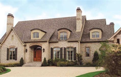 Brick And Stone Exterior Combinations Arriscraft Citadel French