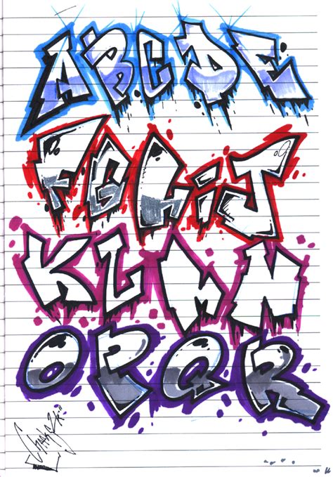 Graffiti Lettering Graffiti Lettering Alphabet Graffiti Alphabet