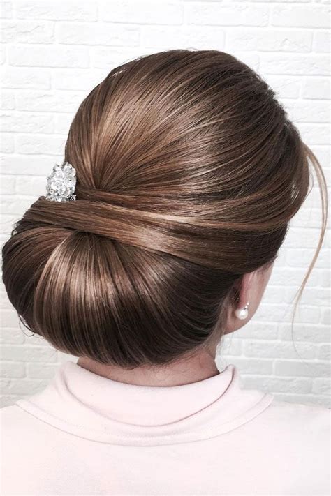 Elegant Chignon Wedding Hairstyle Inspiration Fab Mood Wedding Colors