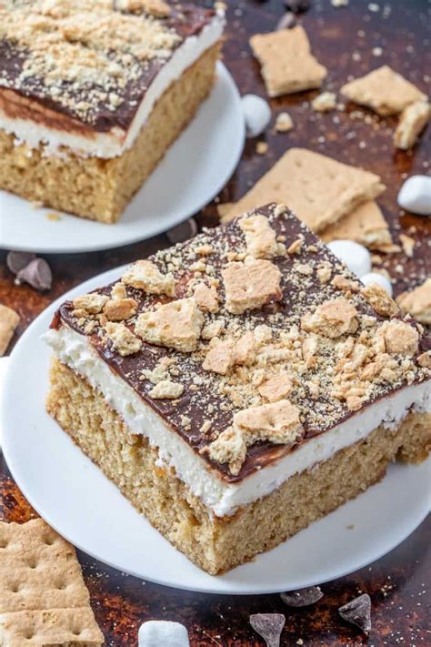 Smores Cake Recipe Smores Cake Graham Cracker Cake Dessert Recipes