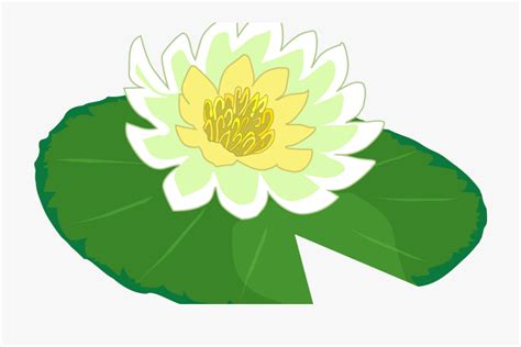 White Flower Water Lily Clipart The Cliparts Png Clipartix Clipart