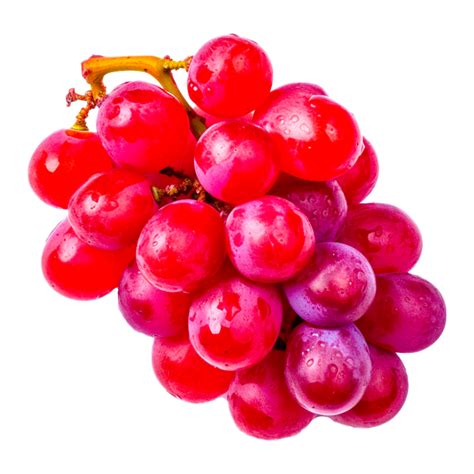 Fresh Red Grape With Leaves Ai Generative 24491349 Png