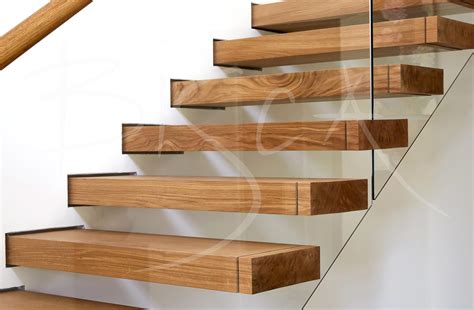 Open Rise Cantilever Custom Staircase Gallery Bisca