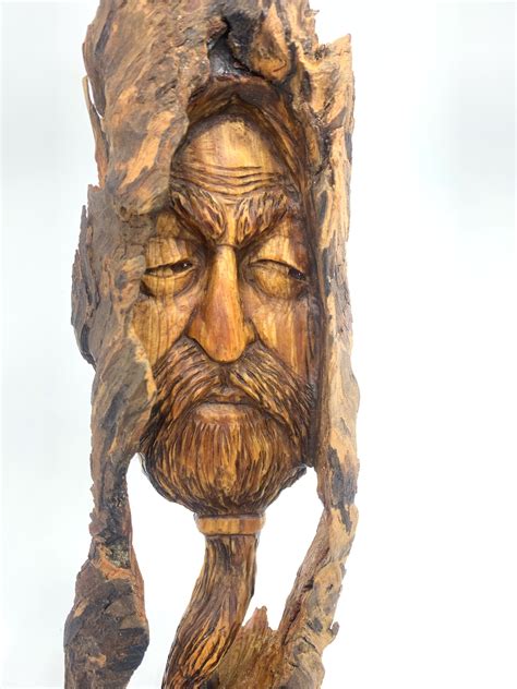 Wood Carving Wood Spirit Carving Wood Wall Art Carving Of A Face