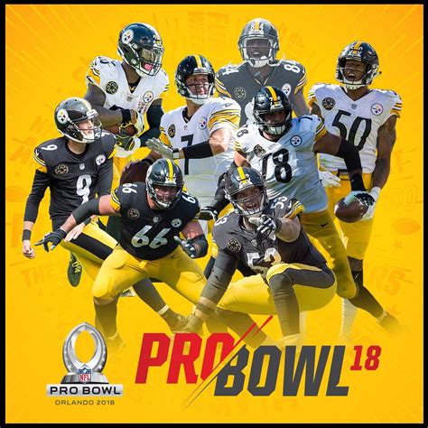 Eight Steelers Have Been Selected To The 2018 Probowl Ben