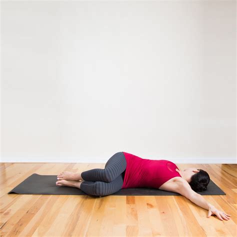 Reclining Spinal Twist 5 Stretches To Do In The Morning Popsugar