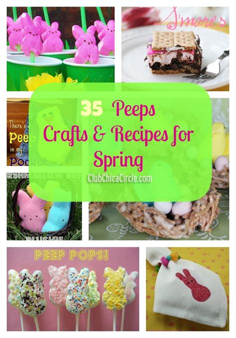 35 Amazing Peeps Craft And Recipe Ideas For Spring Easter Peeps Easter