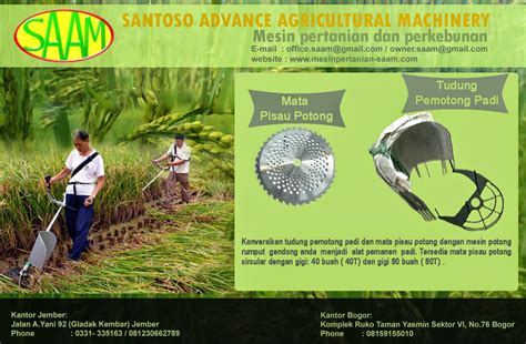 Maybe you would like to learn more about one of these? Mata Pisau Potong ~ Santoso Advance Agricultural Machinery