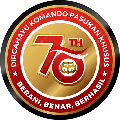 Logo Hütte Kopassus Ke 70 Indonesische Nationalarmee, Kopassus, Hütte