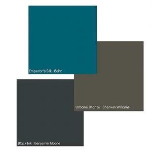 I have 25 top picks here. Sherwin-Williams Urbane Bronze, Behr Emperor's Silk, and ...