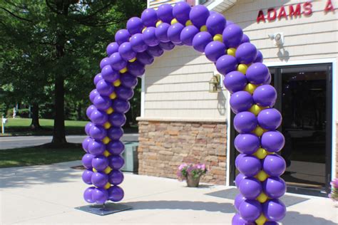Have A Great Dramatic Entrance With A Wonderful Balloon Arch Purple