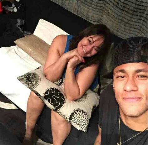Neymar And His Mother Nadine