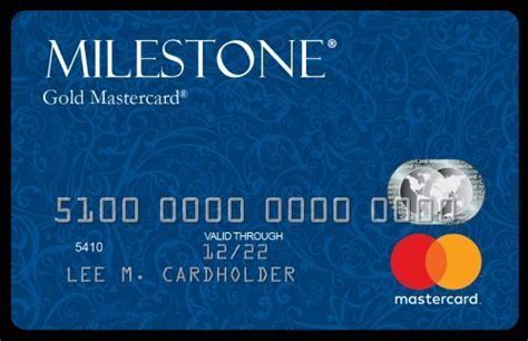 A way to build on your credit history. Milestone Gold MasterCard Account Login For Re-Establishing Credit | Unsecured credit cards ...