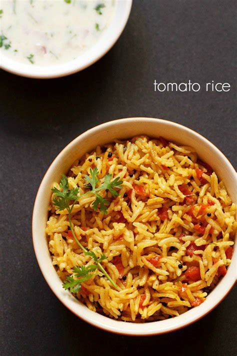 Tomato Rice Recipe With Step By Step Pics Easy And Delicious South
