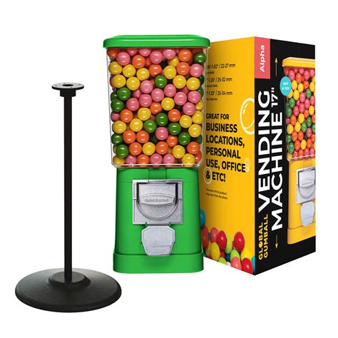 Buy Gumball Machine With Stand Green Home Vending Machine Bubble