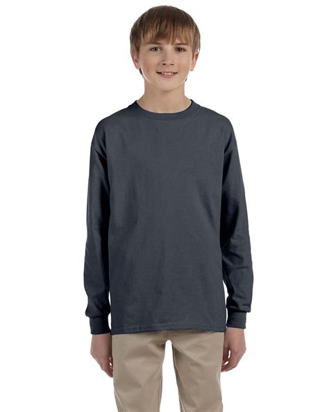 Gildan 2400b Ultra Cotton Youth Long Sleeve T Shirt