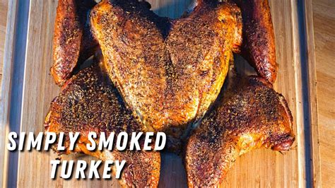 Perfect Smoked Spatchcock Turkey Youtube