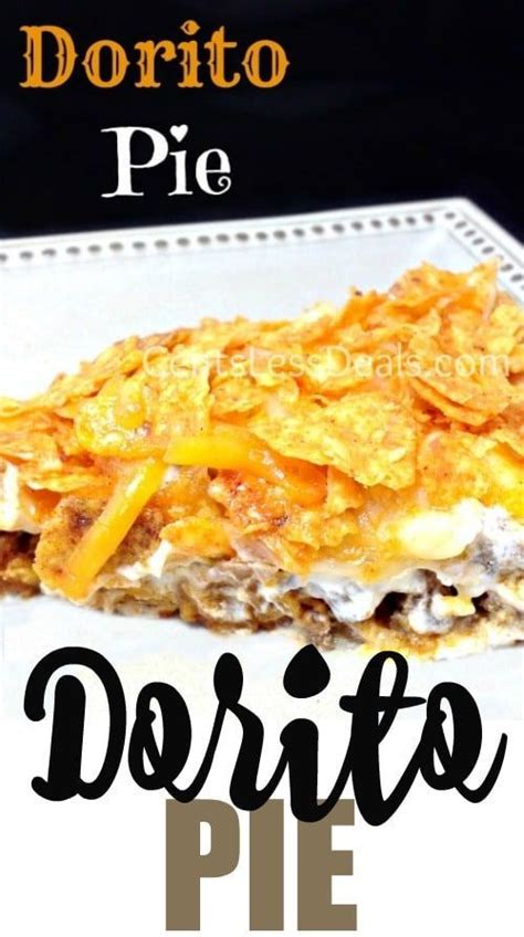 Dorito Pie Is A Delicious Twist On Tacos Spicy Beef Sour Cream And Cheese Topping A Crescent